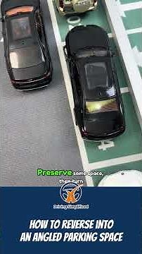 How to Reverse into an Angled Parking Space