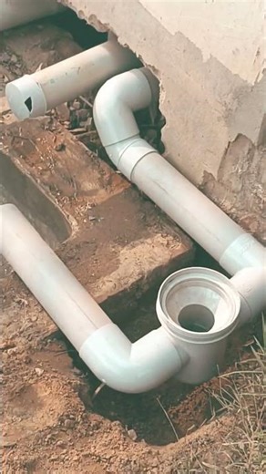 installation gully trap it's drain to sewage main hole resion back small not inter to pipe.