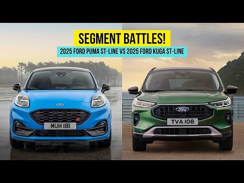 2025 Ford Kuga ST-Line vs 2025 Ford Puma ST-Line Visual Comparison | Segment Battles! | MotorNation