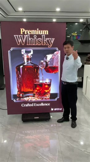 Foldable & Dynamic, Boundless Vision No installation required, plug and play. Tri-fold double-sided display LED poster screen. #LEDDisplay #LEDPosterScreen #LEDTri-foldAdvertisingPlayer #Tri-foldDouble-sidedAdvertisingPlayer #LEDElectronicPosterScreen