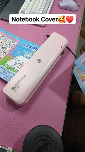 Cold laminate using mini Laminator 🥰❤️ #mommyjenvlogs #printingbusiness #notebook #laminator | Mommy Jen Vlogs