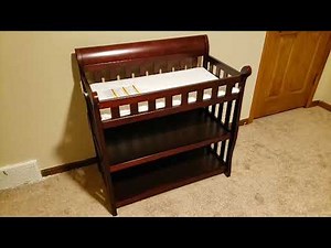 The Best Baby Changing Table - Delta Children Eclipse Changing Table, Espresso Cherry