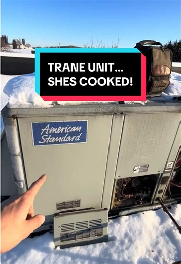 Restoring a Cooked Trane HVAC Unit