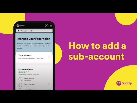 How to add members to Spotify Premium Family