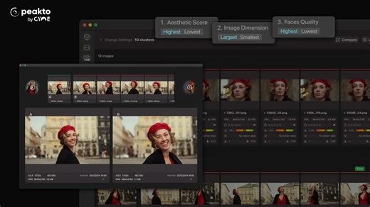 CYME、「Peakto 2.6」公開。強力なAI駆動型カリングと重複排除を導入 - PRONEWS : 動画制作のあらゆる情報が集まるトータルガイド