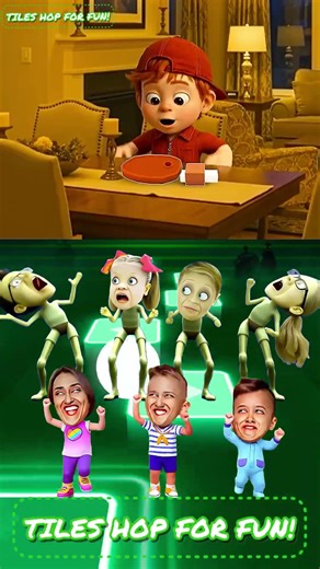 Vlad and Niki Transformation🌻 Coffin Dance #261 Tiles Hop 🎮 _vladandniki _tileshop #roblox #99nights