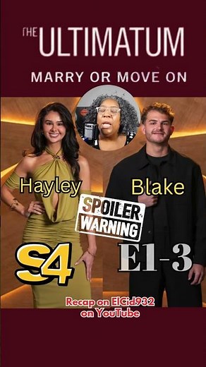 Hayley and Blake The Ultimatum Season 4 Ep 1-3 #netflix #theultimatum