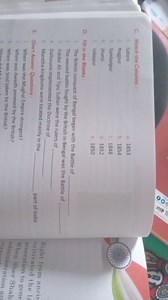 C. Match the Columns:Match the places with the corresponding y... | Filo