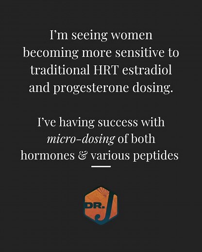 I've been prescribing HRT for 18+ years and sensitivity & side...