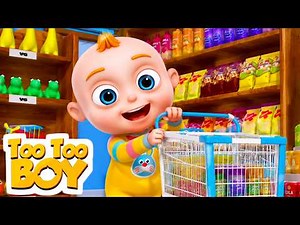 Shopping Trolley Episode | Too Too Boy | Cartoon Animation For Children