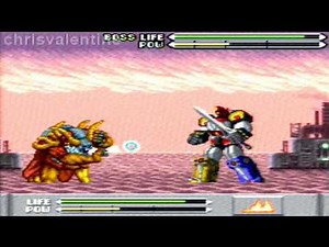 Mighty Morphin Power Rangers (SNES) Playthrough : Area 6 (First Megazord Fight)