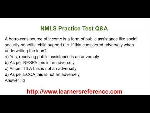 Free NMLS Practice Test #nmlstestprep #nmls #mortgageloanofficer #25
