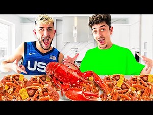 Eating 100,000 Calories in a Day - Seafood Boil Mukbang ft. FaZe Rug