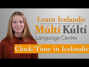 Clock/Time in Icelandic