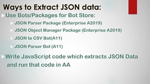 【RPA之家转载AA视频教程】16.Extract JSON Data from REST Web Service Response - String Operations - Automation Anywhere A2019 #12