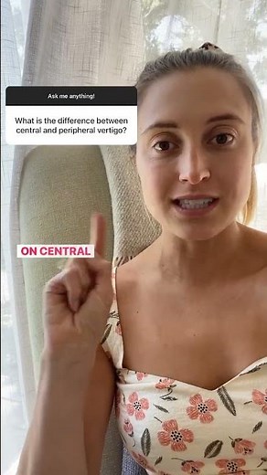 What is the difference between central and peripheral vertigo?