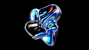 Looped Animation Chrome Liquid Blobs Holographic Stock Footage Video (100% Royalty-free) 3787956279 | Shutterstock