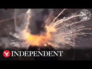 Ukraine shares footage of 'Armageddon' explosion destroying missile defence system in Crimea