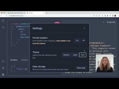 Use GraphiQL in your Hydrogen build to master Storefront API queries