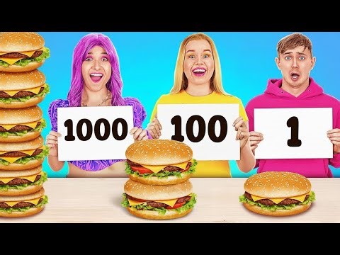 Défi Alimentaire à 1000 Couches 🍔😂 Bataille Épique de Nourriture | 123 GO! FOOD