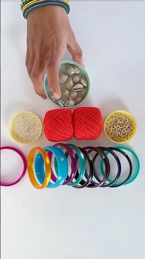 Thread bangle set #taashacraft #bangle #bangles