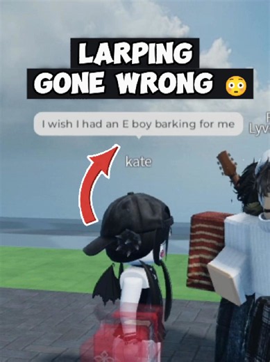 HE TOOK LARPING WAY TOO SERIOUSLY... GONE WRONG 💀 #roblox #robloxfunny #robloxtiktok #robloxvoicechat #fyp