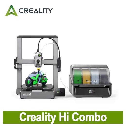Creality CFS Hi Hi Combo 3D Printer Auto Bed Leveling Full Metal Extruder with 500 Mm/s 12000 Mm/s² Max Acceleration Fast Print