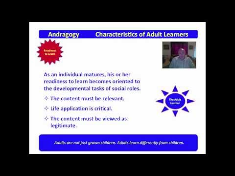2 Andragogy - Characteristics of the Adult Learner