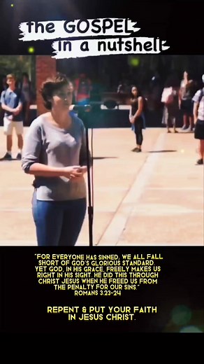 681K views · 17K reactions | The Gospel in a nutshell #christian #gospel #goodnews #JesusSaves #Repent #deathiscertain #HellIsReal #salvationisfree #prayer #fyp | BLOG the Love Of God | Facebook