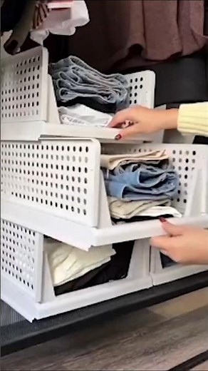 Stackable Closet Organizer 👕 | Save Space Instantly