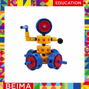 [Hot Item] Plastic Colorful Intellectual Building Robot Toy