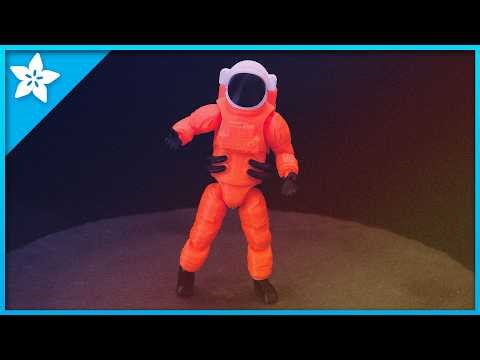 Jointed Astronaut #3dprinting #adafruit