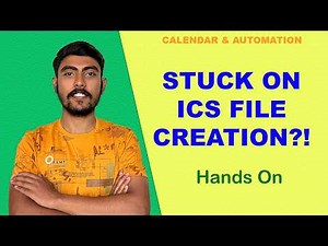 Automate Calendar Invites for Your Users — Generating ICS Files | Hands On