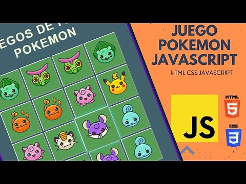 Crea tu PRIMER JUEGO POKEMON con JAVASCRIPT! | HTML , CSS y JS | CARTAS POKEMON