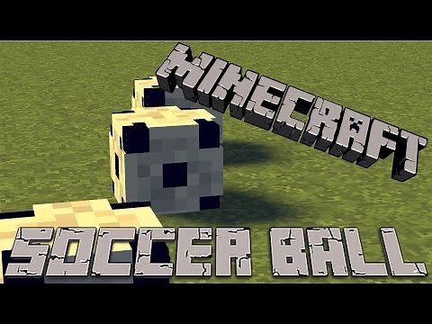 Fully Working Soccerball In Minecraft - ONE COMMAND - Tutorial - Lets Play