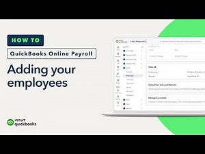 How to add your employees to QuickBooks Online Payroll
