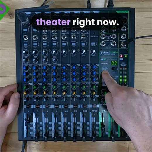 Let’s Hear the Effects Real Demo Mackie ProFX12v3 mixer #mackiegear #livesound #recordingstudio