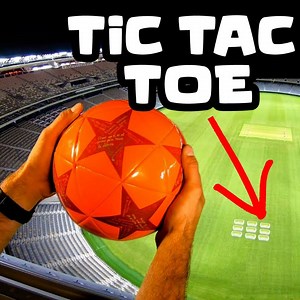 389K views · 256 reactions | Morpion Géant avec un ballon de foot *DEPUIS LE TOIT D'UN STADE*  | How Ridiculous - France | Facebook