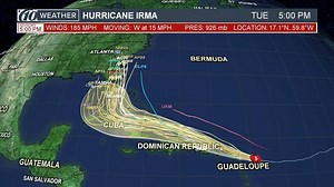 Hurricane Irma remains an extremely dangerous, 185-mph Category 5 storm