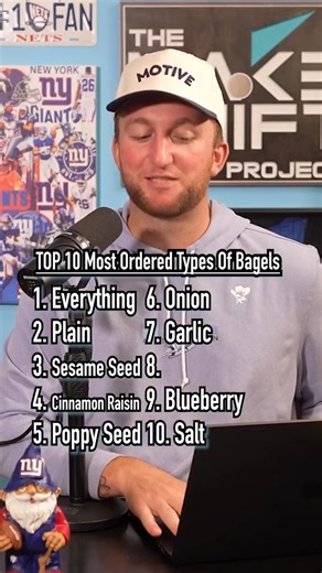 Top 10 Most Ordered Types Of Bagels! Which Is Best? #fyp #bagel #breakfast #food #top10 | The Makeshift Project