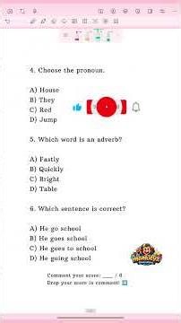 English Grammar Challenge | Can You Score 6/6? #quiz #usa #learnenglish