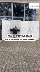 144K views · 269 reactions | ☑️ Made with real natural stone and slates, with all the character and beauty of traditional stone tiles. ☑️ Ultra-thin, light and flexible. It can be moulded and wrapped around columns and walls. ☑️ Suitable for all kinds of internal and external applications. ☑️ More cost-effective and easier to install than traditional stone tiles and panels. | Lite Stone | Facebook