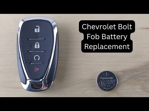 How To Replace or Change Chevrolet Bolt Remote Key Fob Battery 2017 - 2023
