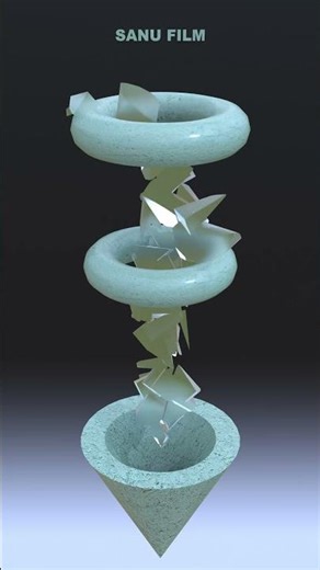 Soft Body Physics Simulation in Blender #blender #satisfying #asmr #cgi