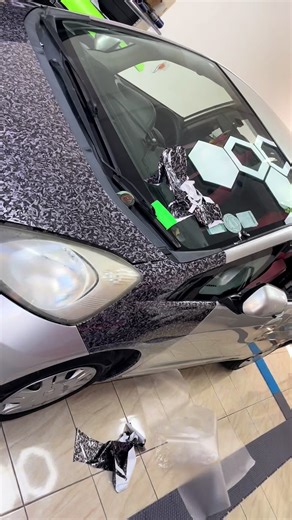 MAGIC GRAPHIX 🪄 Honda fit with forged carbon work done ✔️ Contact us for yours on:59153070 #honda #fit #forgedcarbon #vinyl #mauritius🇲🇺