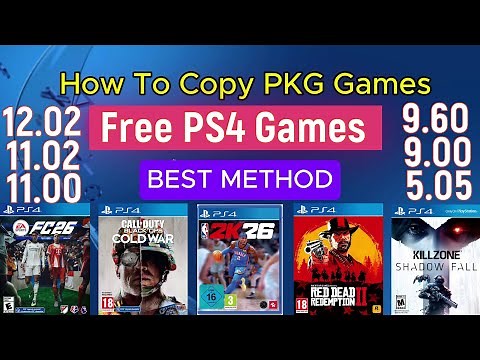 How To Copy Installed (PS4 PKG Games) To USB - All Firmware Supports