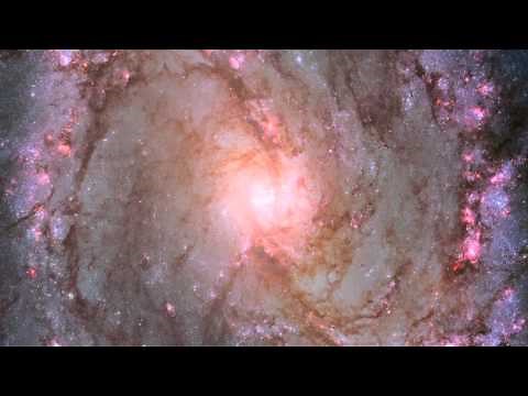Zooming and panning on barred spiral galaxy Messier 83