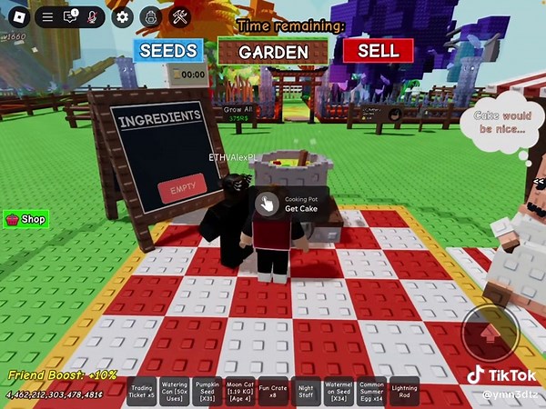 HOW TO MAKE A DIVINE CAKE IN THE NEW COOKING UPDATE IN GAG! #cake #fyp #gag #divine #growagarden #viral #cook