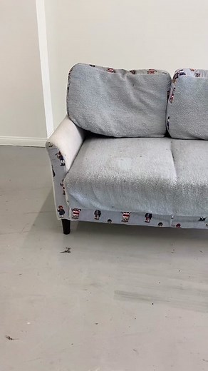 Reupholstering a Couch with Nike Jackets