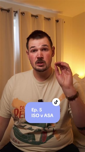 Episode 5 of Free Photography Education - ISO vs ASA, what’s the difference? The short answer is ISO is digital and ASA is a film stocks sensitivity to light! #photographytips #cameracontrol #learnfilmmaking #beginnersguide #photography